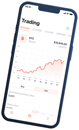 Ecrã da plataforma de trading automatizado de criptomoedas Firme Proventária
